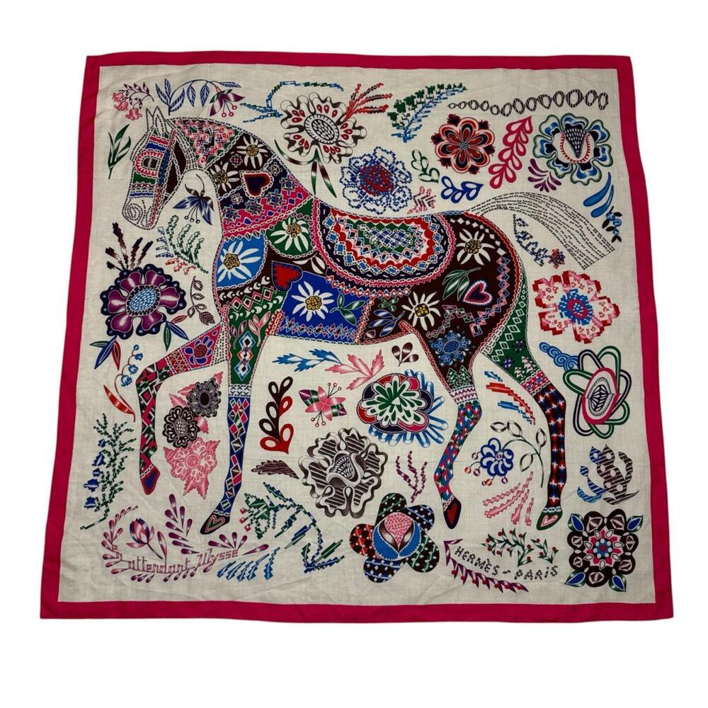 Hermes Carre Geant 140 "Waiting for Odysseus" Scarf/Muffler Women